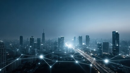 Smart City Network: Tech, Buildings, Future Connection