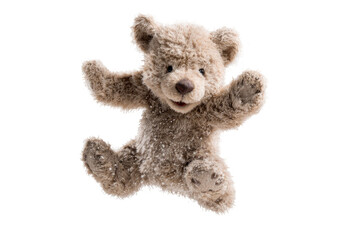 Obraz premium Cute teddy bear in a joyful pose