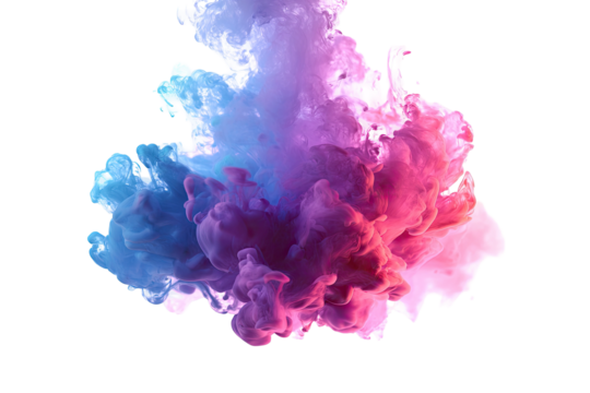 Abstract ink explosion in vibrant colors (3)