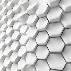 Naklejka premium Abstract Hexagonal Wall Design