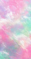 Abstract pastel swirl textures.  Soft, flowing colors blend into a dreamlike landscape of  pink, mint, and lilac hues