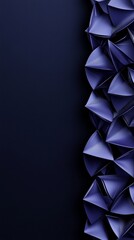 Obraz premium Dark Indigo Geometric Abstract Design