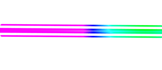 Fototapeta premium Colorful neon line PNG transparent images, neon line isolated on white background