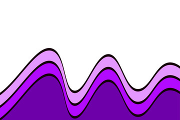 Abstract Purple Wave Background: Modern, Vibrant, and Serene Design Element