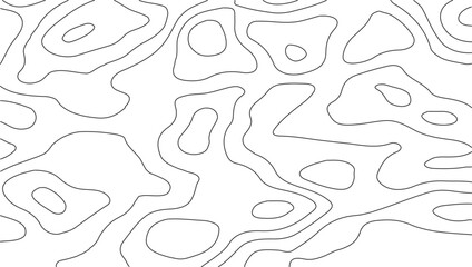 Topography vector background with white contour lines and elevation textures. Seamless abstract topographic map with grid overlays and terrain lines
