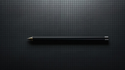 pen on black background