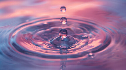 blue water drop