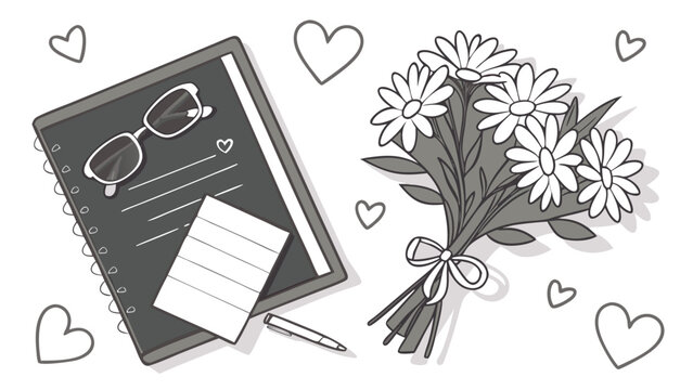 A chalkboard with the words happy teachers day and an apple, isolated on white background