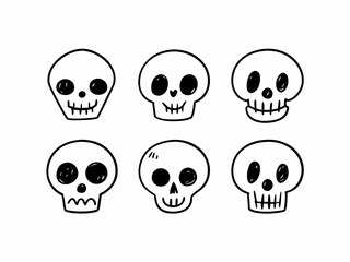 skull and crossbones icon vector illustration