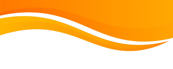 orange and white business wave banner background. overlapping vector waves background. vector illustration