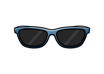 Fototapeta premium Sunglasses isolated transparent on white background