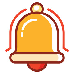 Fototapeta premium Vector bell notification icon scalable illustration for general platform eps file