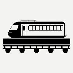 vector illustration of a train