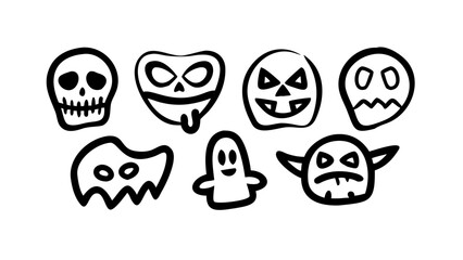 vector illustration of a helloween icon