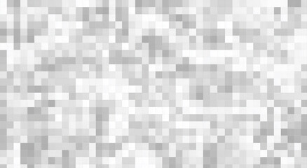 Abstract gray pixelated mosaic background creating modern digital effect