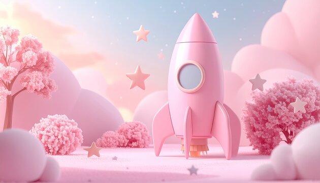 Pink Rocket Ship Images – Browse 43,685 Stock Photos, Vectors, and ...