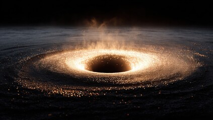 Cosmic vortex of light and dark