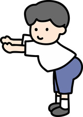 Arms forward raise