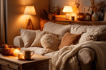 Cozy living room at night (4)