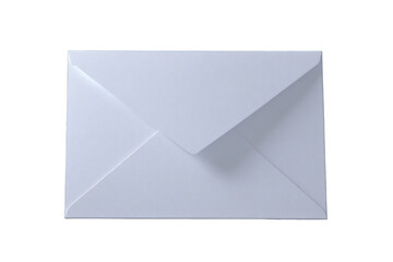 Blank white envelope