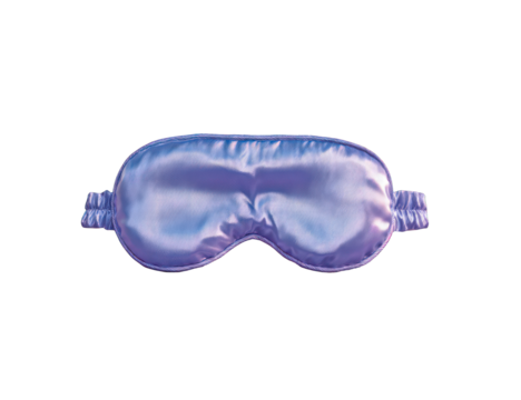 Purple silk eye mask (1)