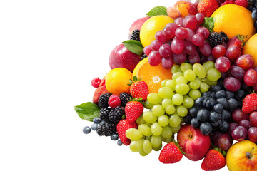 Colorful fruit assortment