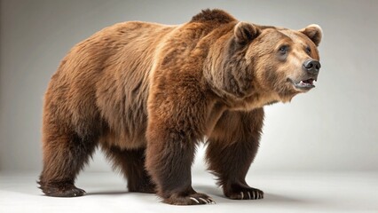 Fototapeta premium Kodiak Bear on studio background
