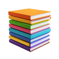 Stack of colorful books