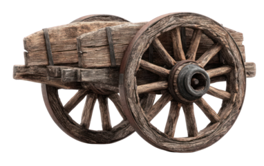 Wooden wagon, antique style