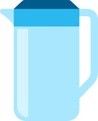 Minimalist Illustration of a Pitcher  