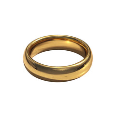 Golden ring, smooth surface