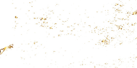 Abstract Gold Spatter Texture on transparent Background.  features a unique abstract texture of gold spatter or droplets on a pure transparent background.