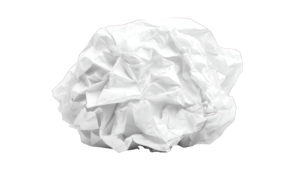 Crumpled white paper ball (1)