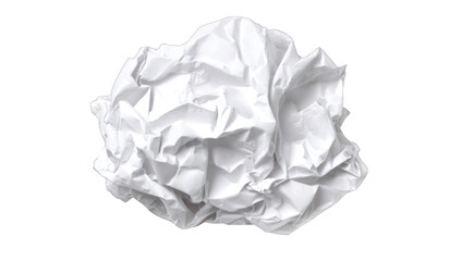 Obraz premium Crumpled white paper ball (2)