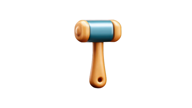 Simple cartoon hammer graphic