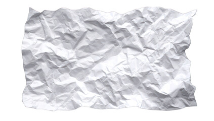 Obraz premium Crumpled sheet of white paper