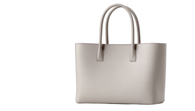 Light beige tote bag