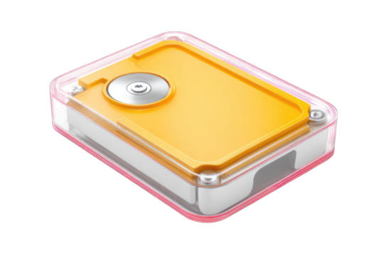 Hard drive in protective case