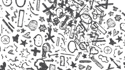 Dust grain texture overlay on white background with vintage grunge look. Retro grunge paper texture with crumpled torn and scratched surface. 