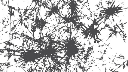 Monochrome grunge background with scratches chips and distressed cracks. Old cracked concrete texture with scribble effect and grunge overlay. 