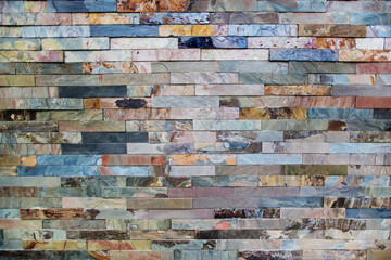 Background of modern decorative stone wall
