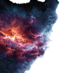 Fototapeta premium Colorful nebulae in space