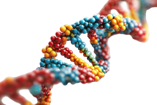Colorful DNA double helix (1)