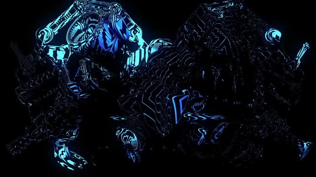 cyborg light's abstrack