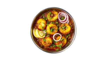Delicious Indian Potato Curry in a Bowl