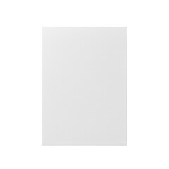 Fototapeta premium Pristine blank white paper with subtle linen texture, soft shadow on a transparent background with negative space, flat lay, top-down view, diffused studio lighting. Concept of new beginnings