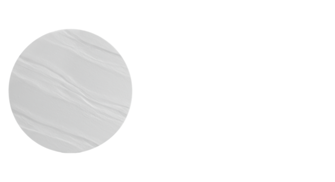 transparent circular textured material with subtle creases, isolated on transparent studio background, soft diffused light, overhead shot, copy space. Concept of minimalist versatility