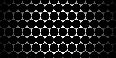 Black and white geometric hexagonal honeycomb seamless pattern vector illustration. Hexagonal Modern technology design. 3D futuristic abstract honeycomb mosaic background. polygon hitch technology 