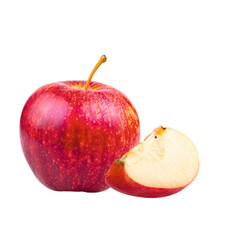 red apple isolated on white background