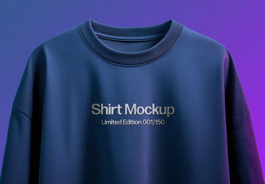 Shirt Embroidery Mockup
